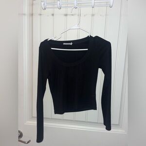 Lush Black Long Sleeve Women's Top